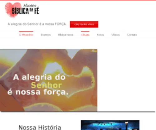 Biblicadafe.com.br(Biblica) Screenshot