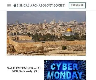 Biblicalarchaeology.org(Biblical Archaeology Society) Screenshot