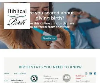 Biblicalbirth.com(Childbirth Education) Screenshot