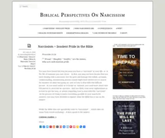 Biblicalperspectivesonnarcissism.com(Biblical Perspectives On Narcissism) Screenshot
