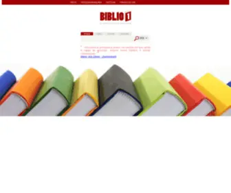 Biblio1.com.br(Seu novo catalogo de livros online) Screenshot
