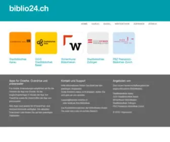 Biblio24.ch(Biblio 24) Screenshot