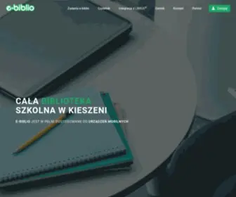 Biblio.edu.pl(E-biblio) Screenshot