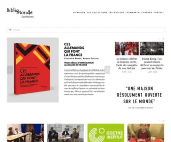 Bibliomonde.fr(Les) Screenshot