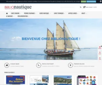 Biblionautique.com(Votre librairie nautique spécialisée) Screenshot