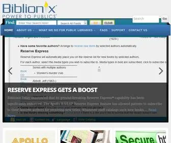 Biblionix.com(The Apollo ILS/LSP) Screenshot