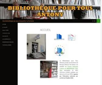 Bibliopourtous-Antony.org(Une) Screenshot