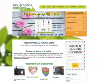 Bibliorganics.com(Bibliorganics All) Screenshot