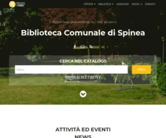 Biblioteca-Spinea.it(Biblioteca Comunale Città di Spinea) Screenshot