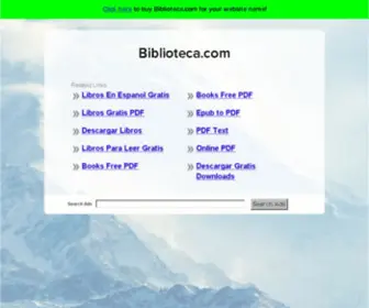 Biblioteca.com(The Leading Books Site on the Net) Screenshot