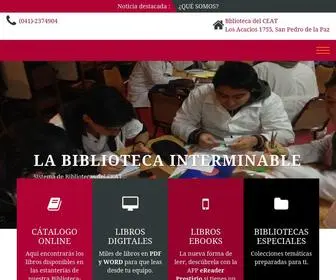 Bibliotecadelceat.cl(Bienvenido a la bibliteca del CEAT) Screenshot