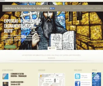 Bibliotecadomosteiro.com.br(Biblioteca do Mosteiro) Screenshot