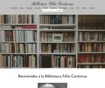 Bibliotecafelixcontreras.org(Bibliotecafelixcontreras) Screenshot