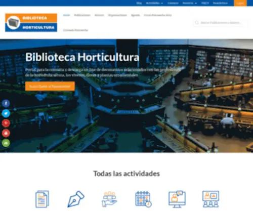 Bibliotecahorticultura.com(Inicio) Screenshot
