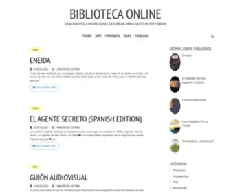 Bibliotecaonline.org(Biblioteca Online) Screenshot