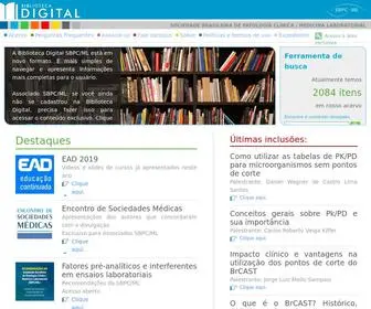 Bibliotecasbpc.org.br(Nova Biblioteca Digital SBPC/ML) Screenshot