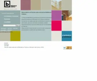 Bibliotecaspublicas.es(BIBLIOTECAS PUBLICAS) Screenshot
