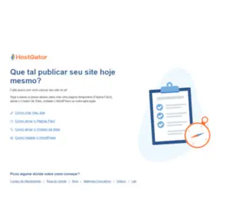 Bibliotecatj.org(Bem-vindo a HostGator) Screenshot
