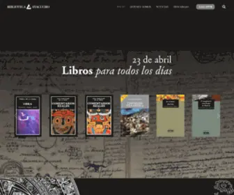 Bibliotecayacucho.ml(Biblioteca Ayacucho) Screenshot