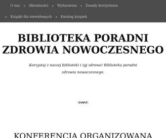 Biblioteka-PZN.org.pl(Konferencja organizowana przez poradnie pod tytułem „Zdrowe Oczy”) Screenshot