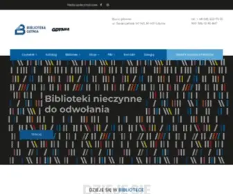 Bibliotekagdynia.pl(Biblioteka Gdynia • dobre książki na wyciągnięcie ręki) Screenshot