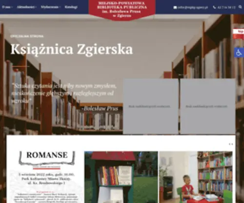 Bibliotekazgierz.pl(Słowo o Bibliotece) Screenshot
