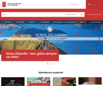 Bibliotekiwarszawy.pl(BIBLIOTEKI PUBLICZNE M.ST) Screenshot