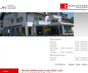Bibliothek-Russikon.ch(Bibliothek Russikon) Screenshot