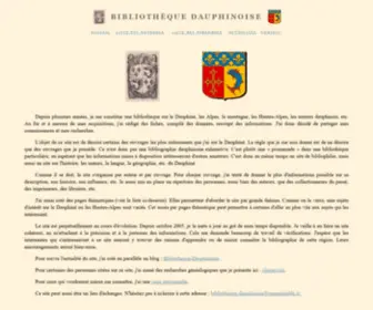 Bibliotheque-Dauphinoise.com(BibliothÃ¨que dauphinoise) Screenshot