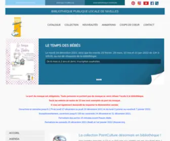 Bibliotheque-Nivelles.be(Accueil) Screenshot