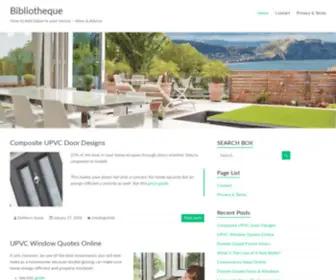 Bibliotheque.co.uk(How to Add Value to your House) Screenshot