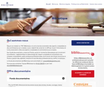 Bibliotique.com(Bibliotique) Screenshot