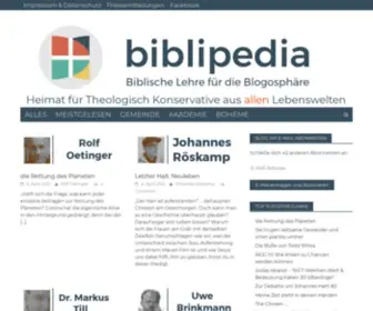 Biblipedia.de(Blog Theocons) Screenshot