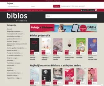 Biblos.si(Vstopna stran) Screenshot
