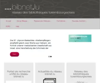 Bibnet.lu(Bibnet) Screenshot