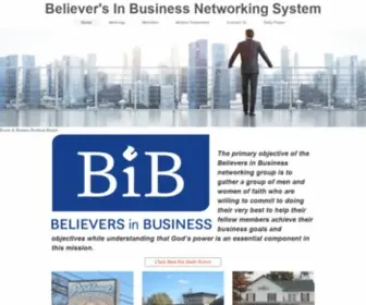 Bibnetwork.org(Believers In Business Networking Group) Screenshot