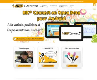 Bic-Education.com(BIC Education) Screenshot