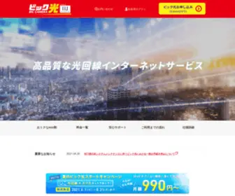 Bic-Hikari.com(ビック光（IIJmioひかり）) Screenshot