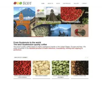 Bicafe.com.gt(Quality Coffee Suppliers) Screenshot