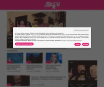 Biccy.it(Un concentrato di news su gossip tv e pop music) Screenshot