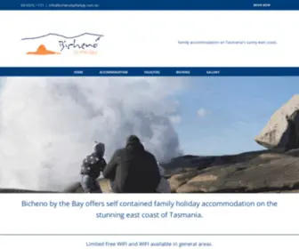 Bichenobythebay.com.au(Bicheno by the Bay family accommodation on Tasmania's sunny east coast) Screenshot