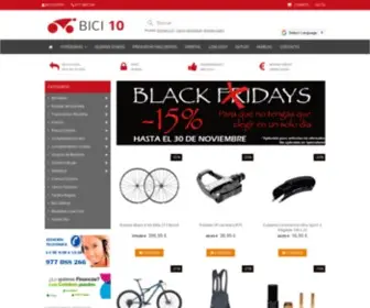 Bici10.com(Tienda bicicletas) Screenshot