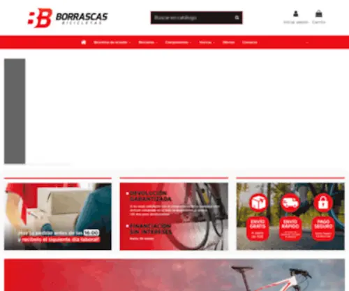 Bicicletasborrascas.com(Bicicletas Borrascas) Screenshot