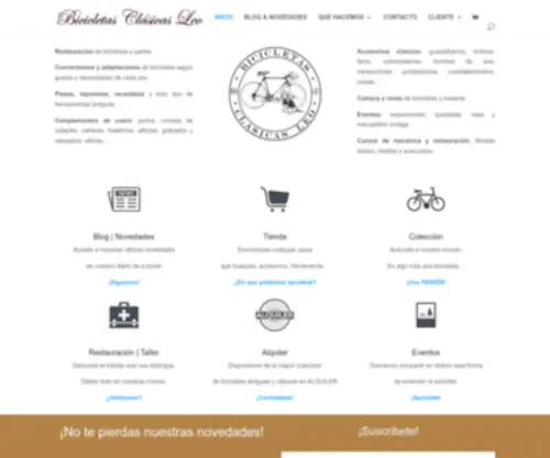 Bicicletasclasicasleo.com(Bicicletas Clásicas Leo) Screenshot