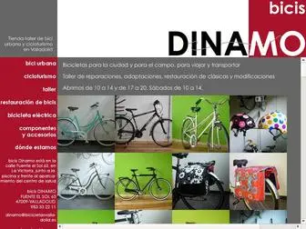 Bicicletasvalladolid.es(Bicis Dinamo) Screenshot