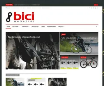 Bicimagazine.it(Magazine online dedicato alle biciclette e alla vita su due ruote) Screenshot