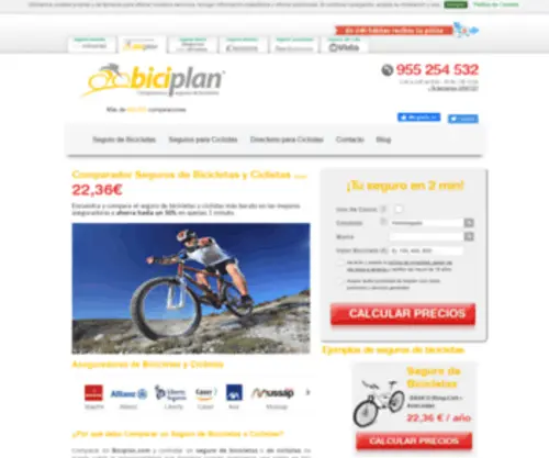 Biciplan.com(Comparador ®) Screenshot