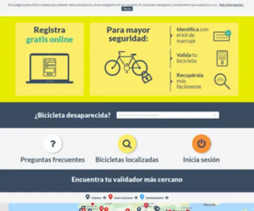 Biciregistro.es(Biciregistro) Screenshot