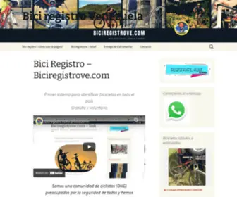 Biciregistrove.com(Bici registro Venezuela) Screenshot