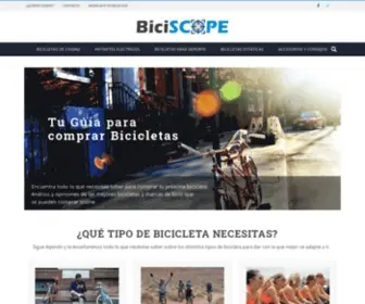 Biciscope.com(Bicicletas y accesorios al mejor precio) Screenshot